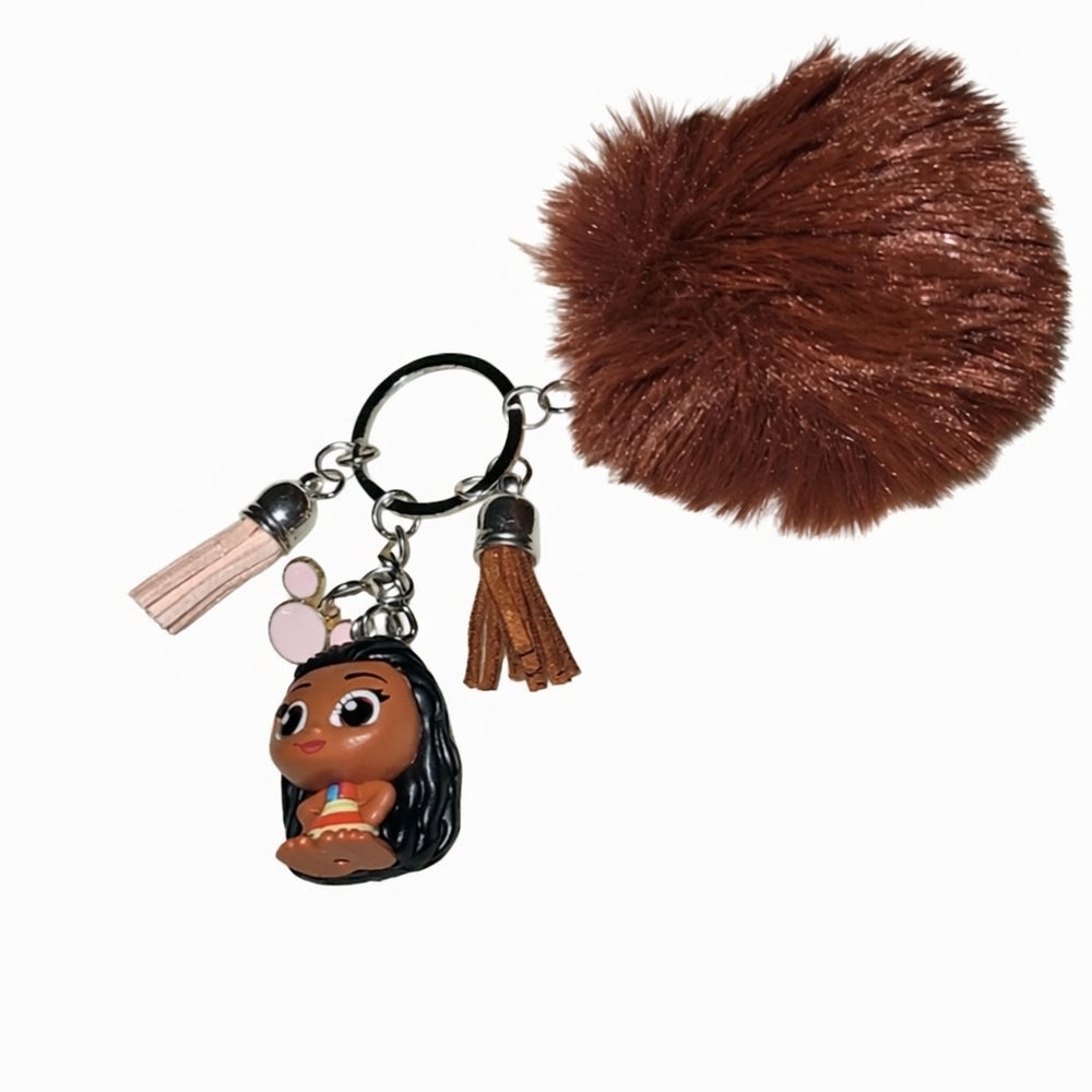 Homemade Disney Doorable Grown Moana  Bag Purse Charm Keychain